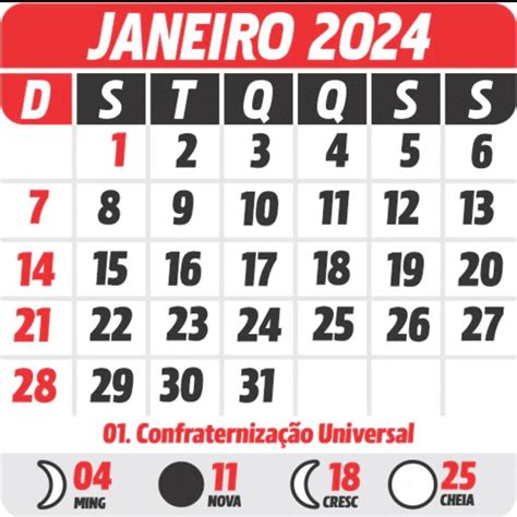 mini calendário 2024 - nova xre 2024